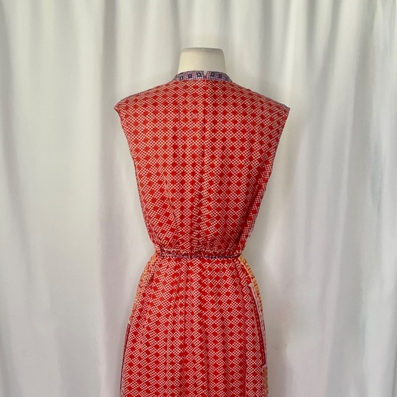 Anthropologie TANVI KEDIA Embroidered Beaded Sol Dress Maxi Bohemian Boho Small - Picture 12 of 16